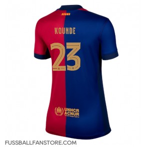 Barcelona Jules Kounde #23 Replik Heimtrikot Damen 2024-25 Kurzarm